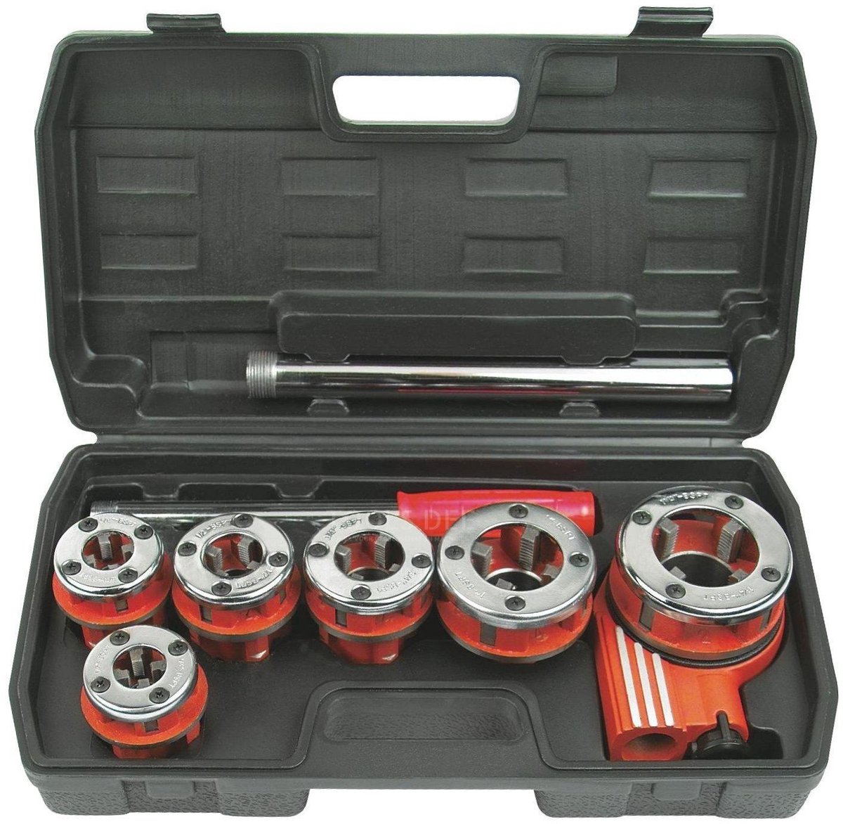Brüder Mannesmann 530-9 9-delige Draadsnijset - 1/4"-1 1/4"
