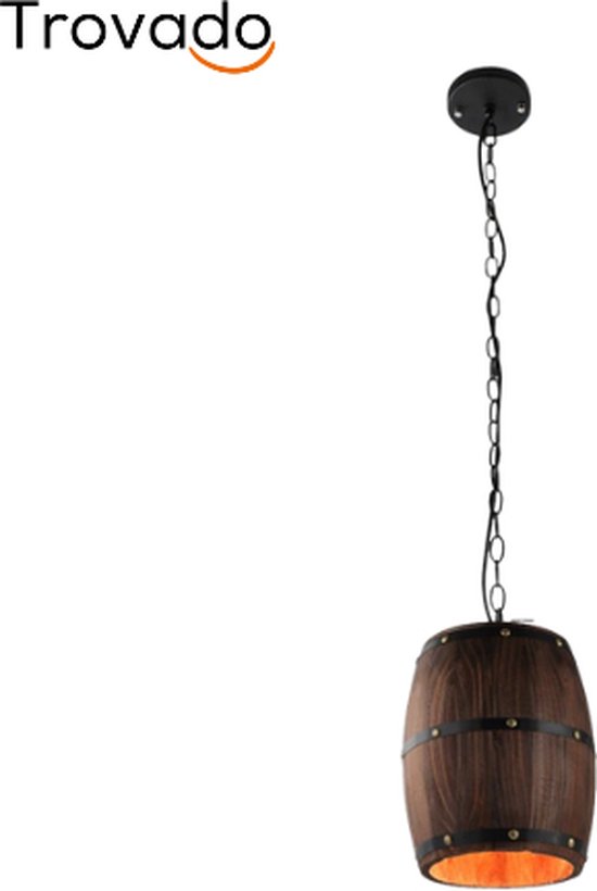 LED retro houten hanglamp Loft kroonluchter industriële hanglampen hoogte verstelbare vintage marmeren hanglicht ijzer glas metalen lampenkap woonkamer bar café hangende verlichting