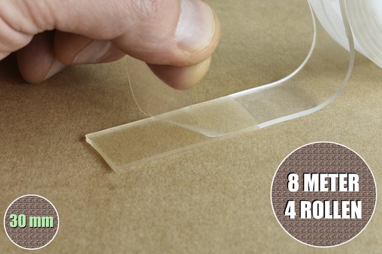 Kledingtape, 2 rollen dames dubbelzijdige tape met dispenser