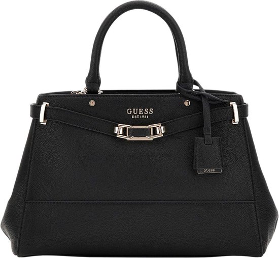Guess DAVINA SHOULDER BAG - Handtas - black/zwart