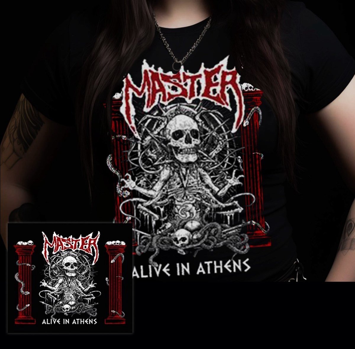 Master - Alive In Athens (2 CD) (t-shirt size L)