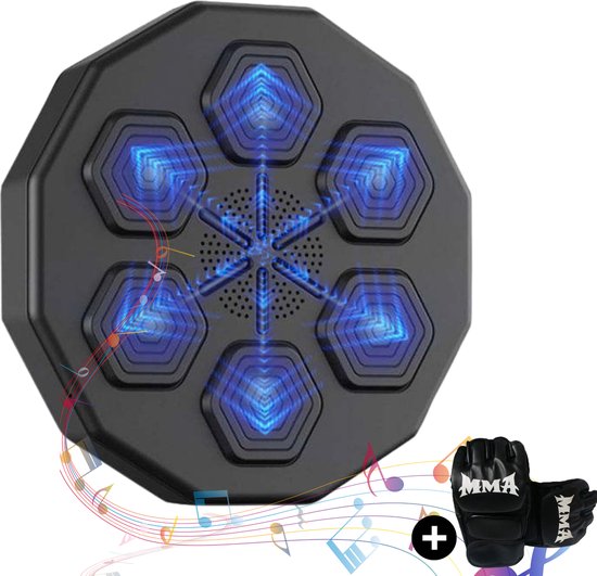 Gatson Boxing Machine - Inclusief Bokshandschoenen - Bokszak - Boksmachine met Muziek - Boxing Bag - Music Boxmachine - Boksen en Trainen - Bokspaal - Boks - Volwassenen & Kinderen