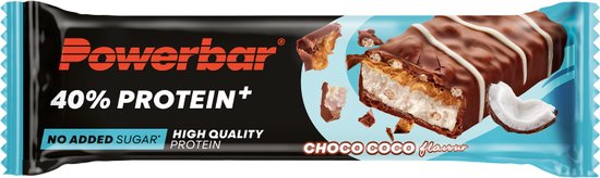 Powerbar eiwitreep - 40% Protein+ Bar - Choco Coco - 12x40g — afbeelding 2