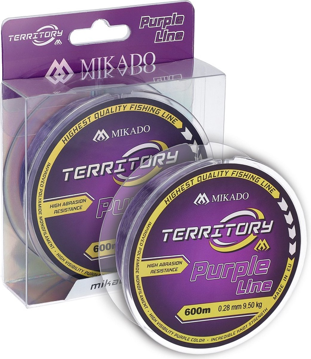 Mikado Territory Monofilament 600 M Paars 0.350 mm