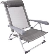 Bol.com Bo-Camp - Strandstoel - Saint-Tropez - Grijs aanbieding