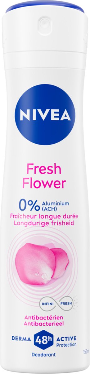 Goedkoopste Nivea Deodorant Anti- transpirant Spray Fresh Flowers 6x 150 ml voordeelverpakking