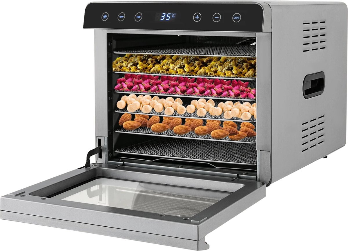 Betaalbare Goederen® Droogkast - Intelligente Fruitdroger - Voedseldroger - 6 Laags - Droogoven - Fruit Groentevlees Gedehydrateerde Snackdroogmachine