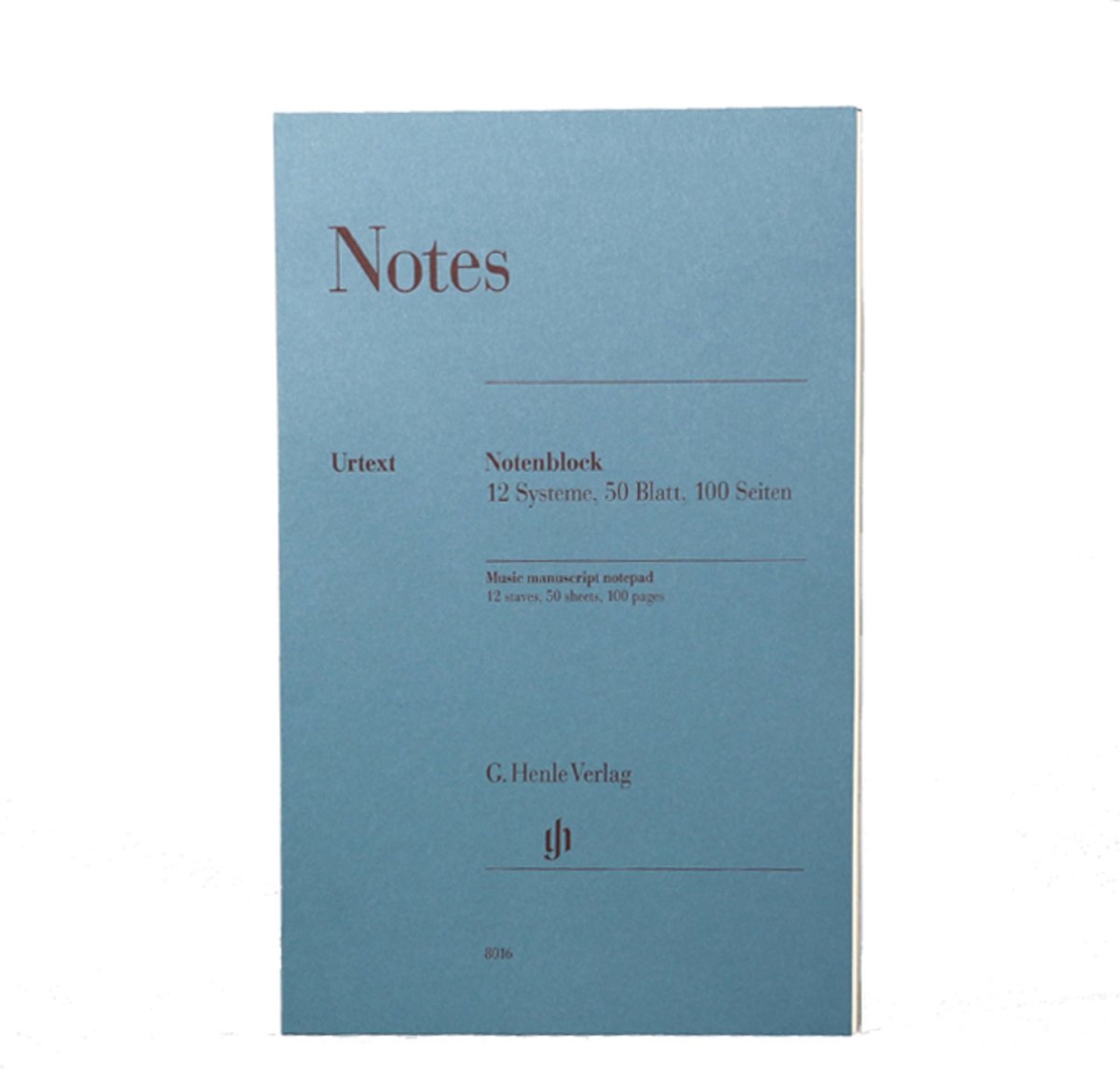 Henle Verlag Notenblock - A4 papier voor muzikanten - 100 pagina's
