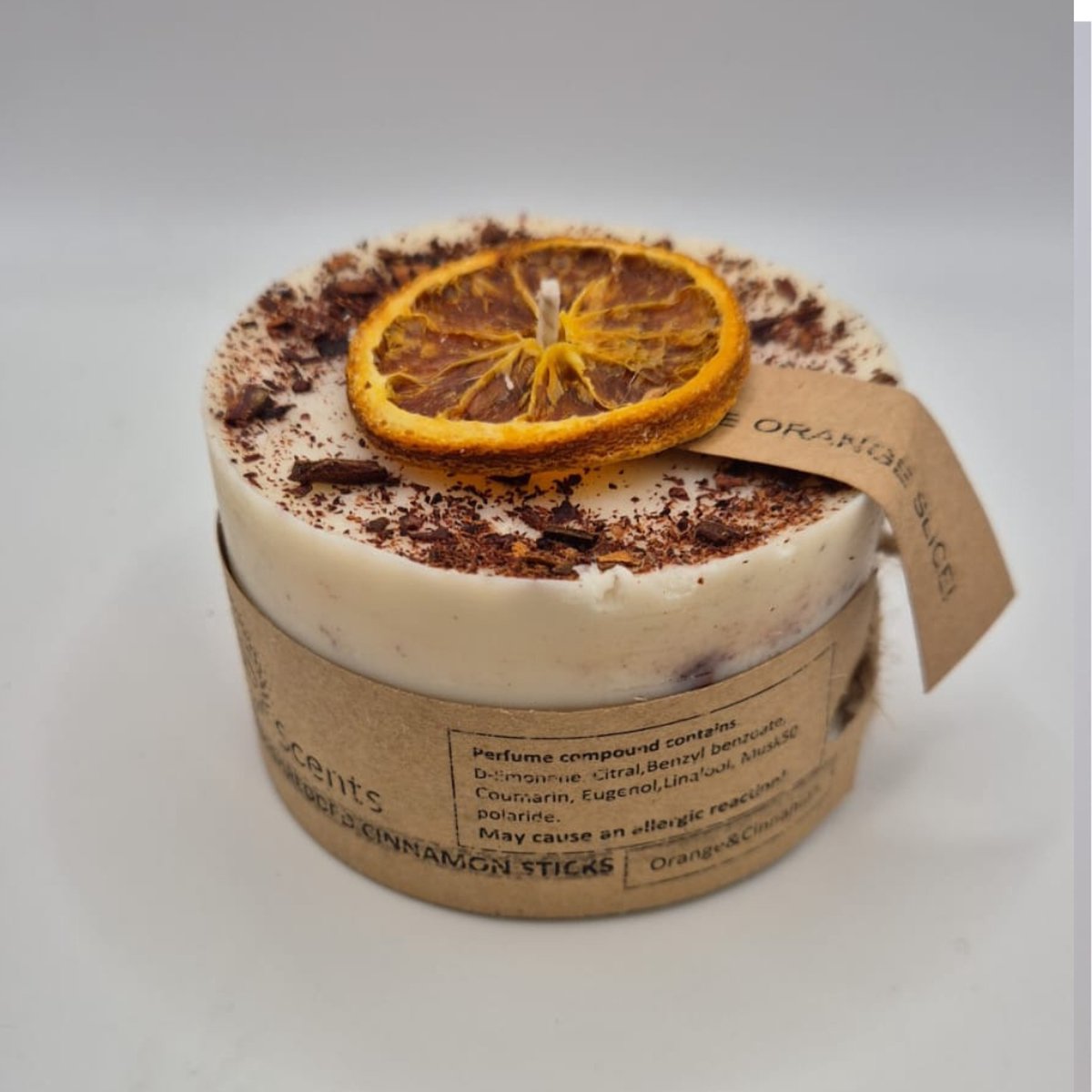Geurkaars Beauty Scents - Sinaasappel kaneel - Luxe geurkaars - Sojawas - geurkaarsen geschenkset - geurkaarsen rituals - Trendy