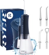 Waterflosser - Monddouche met 4 Opzetstukken - 3 Standen - IPX7 Waterproof - Draadloos - RYER
