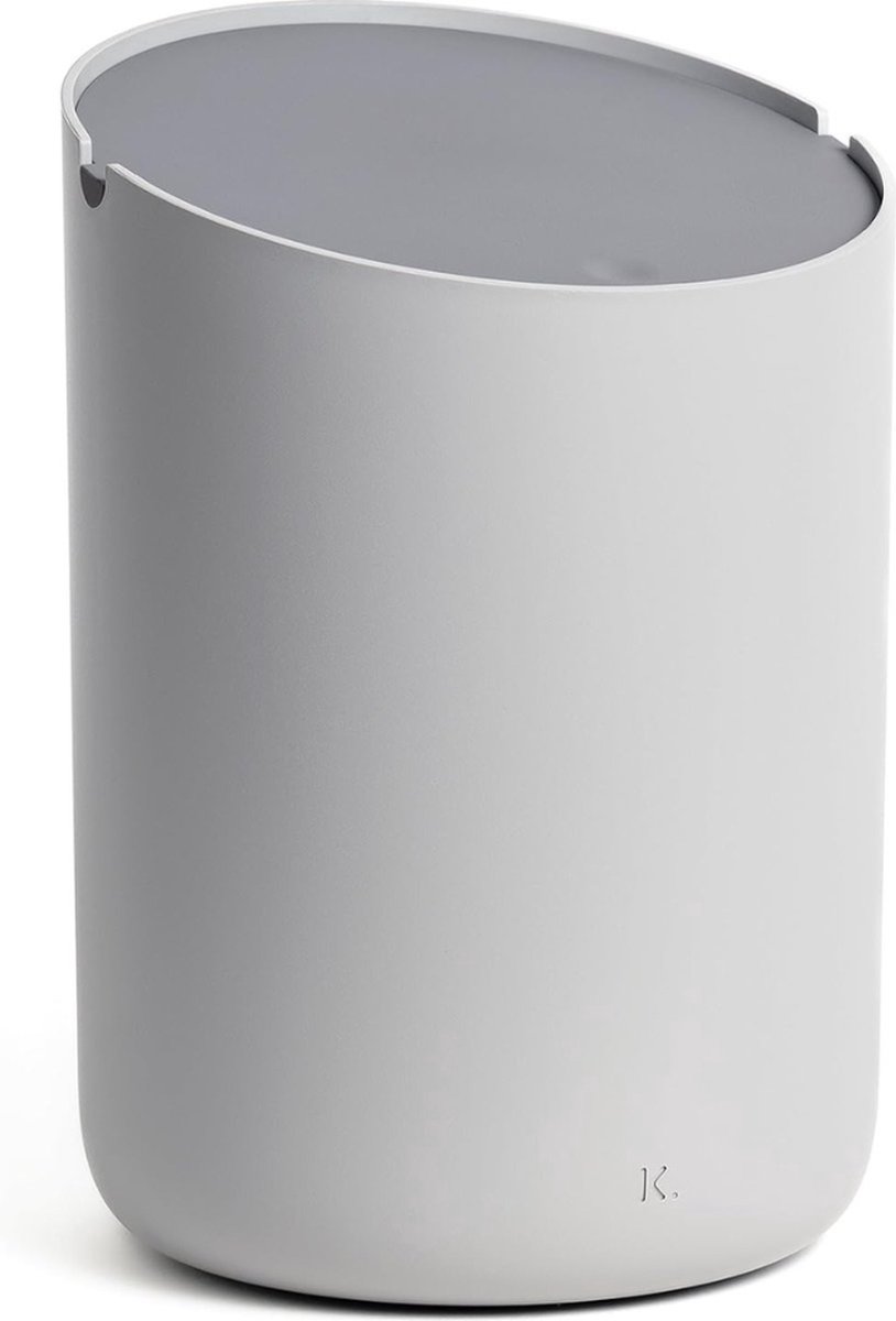 Goedkoopste Cosmetische Prullenbak 2L - Minimalistisch en Elegant Met Deksel, Ideaal voor Badkamer, Toilet of Kaptafel, Met Antislip en Slim Ontwerp voor Onzichtbare Afvalzakken