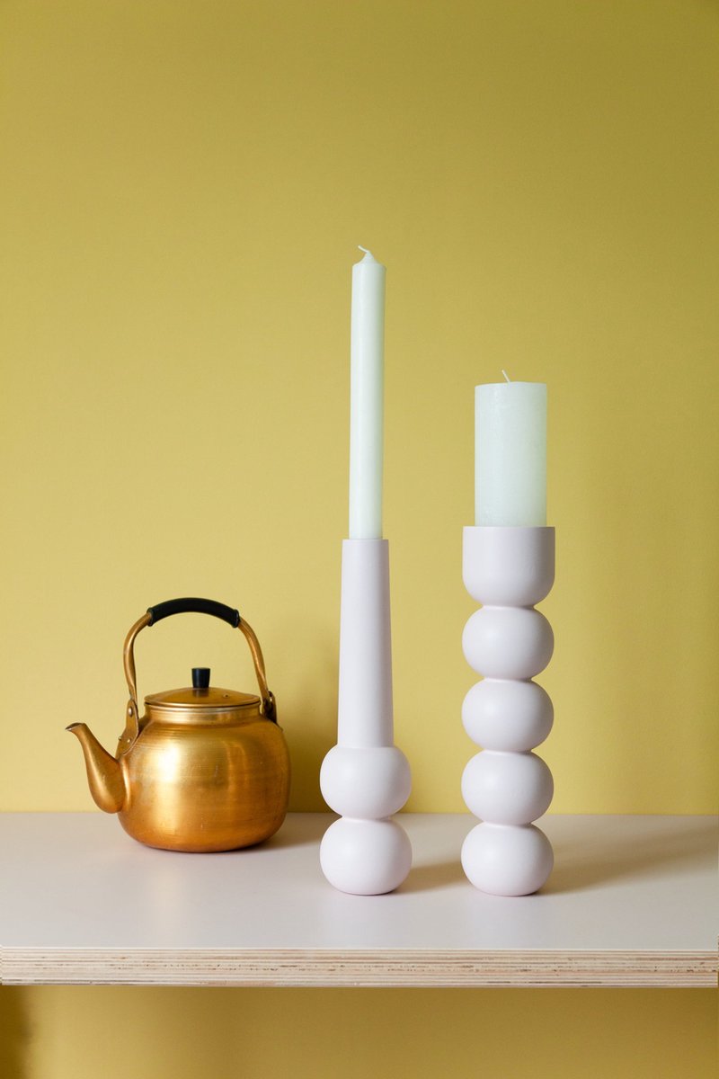 Candleholder 3-in-1 high - Rose