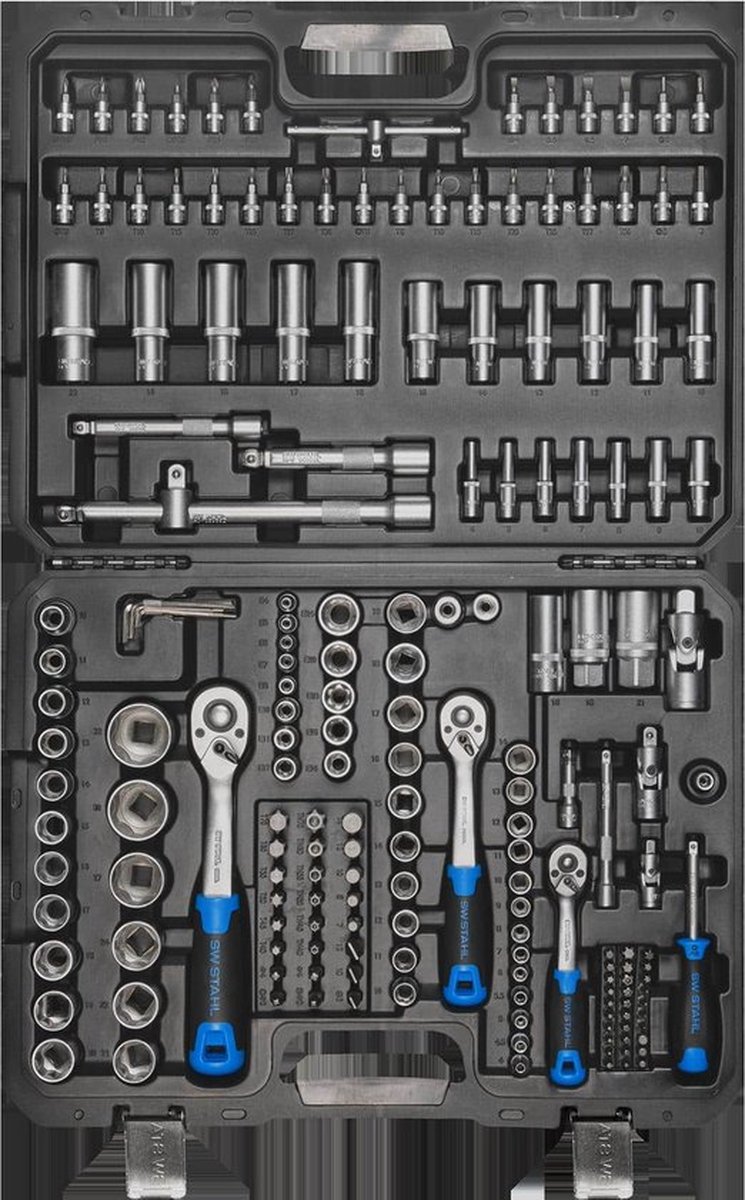 Dopsleutelset 1/4 40/44/17/5QR 22-delig STAHLWILLE