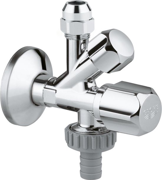 GROHE Hoekstopkraan - Wandaansluiting 1/2" - Chroom