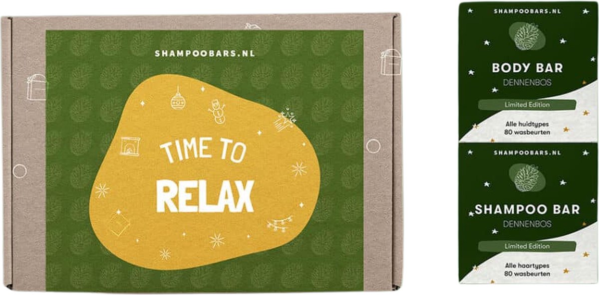Goedkoopste shampoobar Giftbox Time To Relax