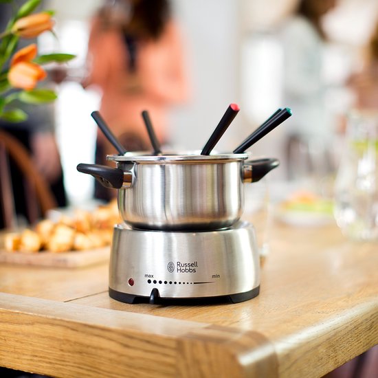 Russell Hobbs Fiesta Fondue Maker - Elektrische Fonduepan - 6 Fonduevorkjes — afbeelding 3