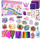 Allerion Glitter Craft Case Unicorn - 1043 pièces - Pour Garçons et Filles - Jouets créatifs - Artisanat