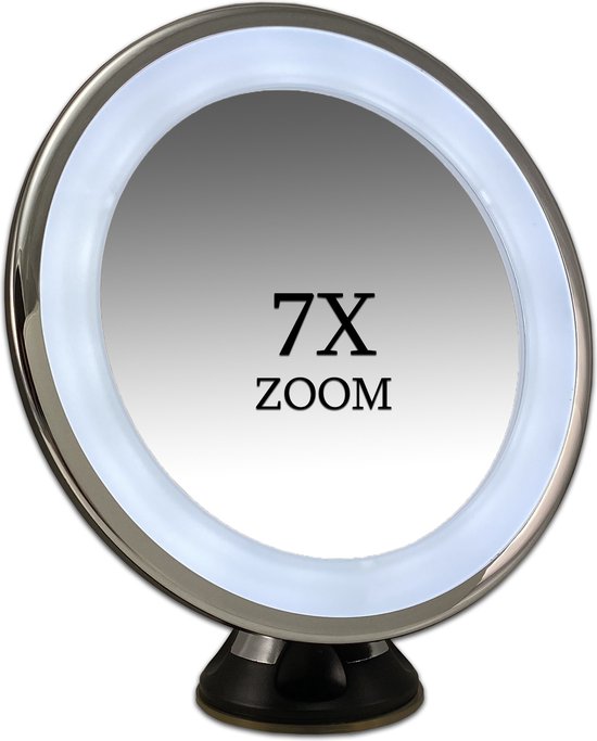 Badkamer Spiegel 7 x Vergroting - Diameter 20 cm Badkamer Spiegel 7 x Vergroting - Diameter 20 cm