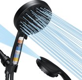 Ionische Dubbelzijdige Douchekop XL | 10 Straalsoorten | Antibacterieel | Anti-kalk Bescherming | Waterbesparend