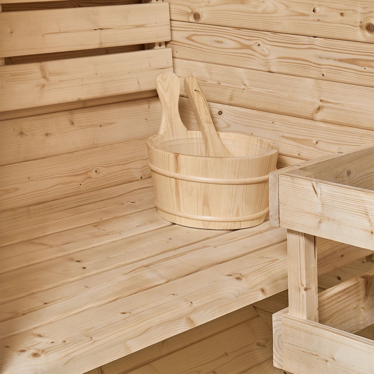 Buitenbarrelsauna Spitsbergen - 191x120x193 cm SAUNA thumbnail 3