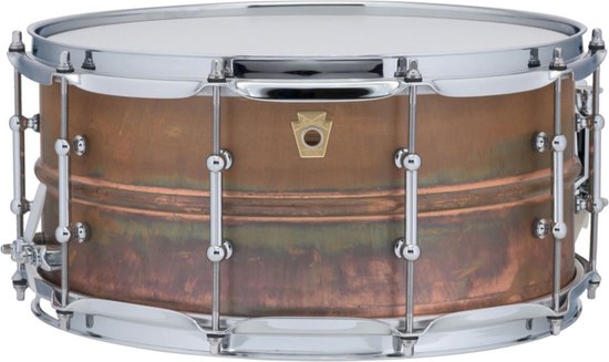 Ludwig Copper Phonic Snare LC663T, 14"x6,5", Raw Copper - Snare drum