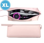 YONO Travel Case Tas geschikt voor Dyson Airwrap - Supersonic Fohn - Opbergtasje Haarstyler - Reistas Stijltang Opzetstukken - Roze