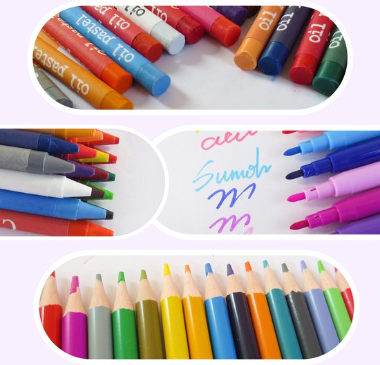 2x crayola inspiratie kleurkoffer 140 stuks