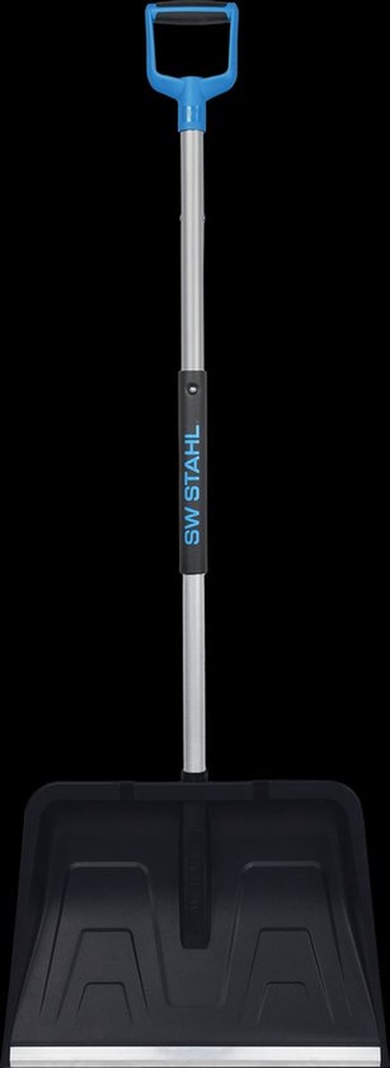 SW-Stahl 98100L opvouwbare sneeuwschep, ruimtebesparend, stabiel, 138 cm lang, aluminium sneeuwschep, sneeuwschep