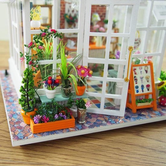 GuDoQi DIY Miniature House, Dollhouse Kit with Furniture and Music, Mini House Model Kit, Handmade Craft Gifts for Women, Simple Life GuDoQi DIY Miniature House, Dollhouse Kit with Furniture and Music, Mini House Model Kit, Handmade Craft Gifts for Women, Simple Life