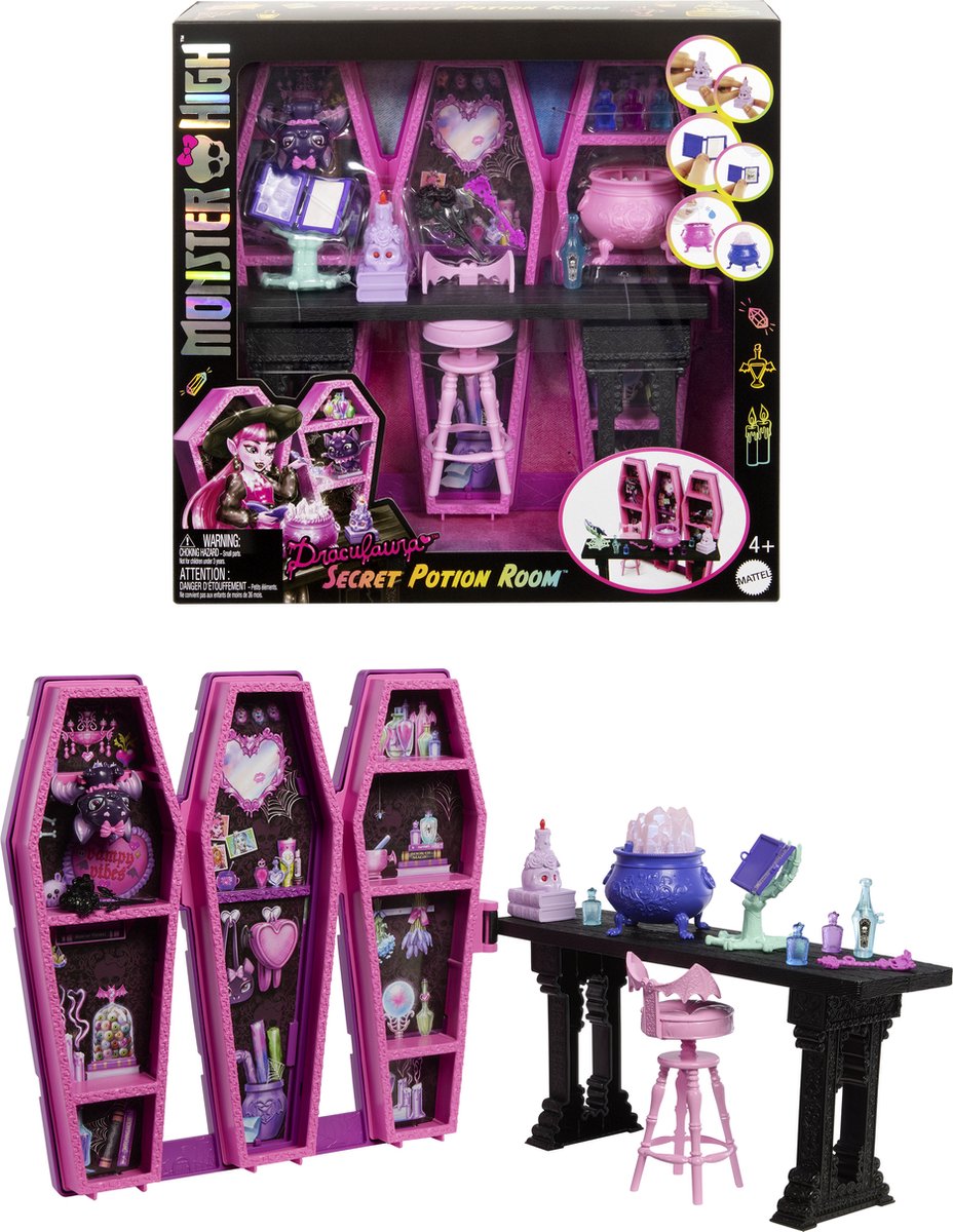 Monster High Draculaura Verborgen Toverdrankkamer - Speelset