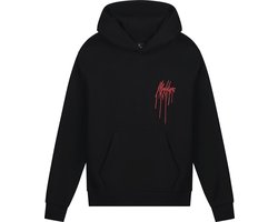 Malelions Hoodie Painter - Zwart / Rood