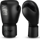 Fitby Bokshandschoenen - Kickboks Handschoenen - Boxing Gloves - Kinder Bokshandschoenen - Zwart - 8 oz
