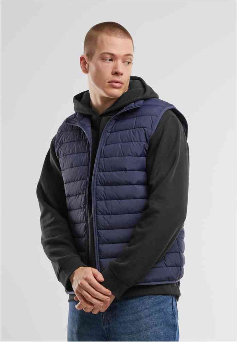 Urban Classics Basic Light Weight Mouwloos jacket M Donkerblauw