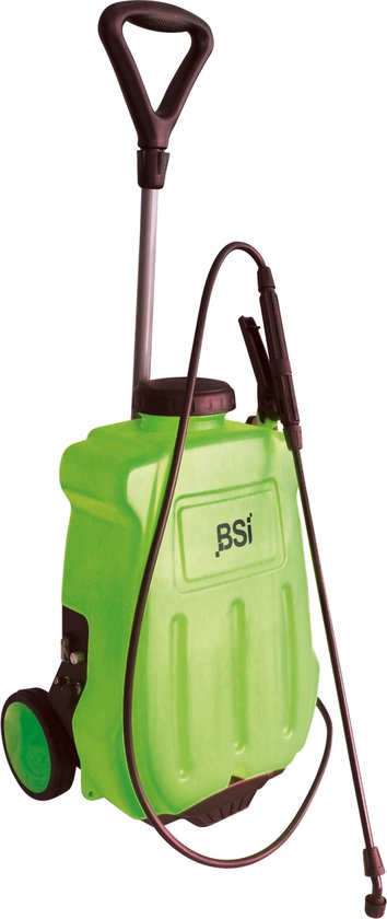 Batterijdrukspuit 16L met trolley en rugzak, herlaadbare lithium-ion accu, regelbare druk, sproeikoppen set