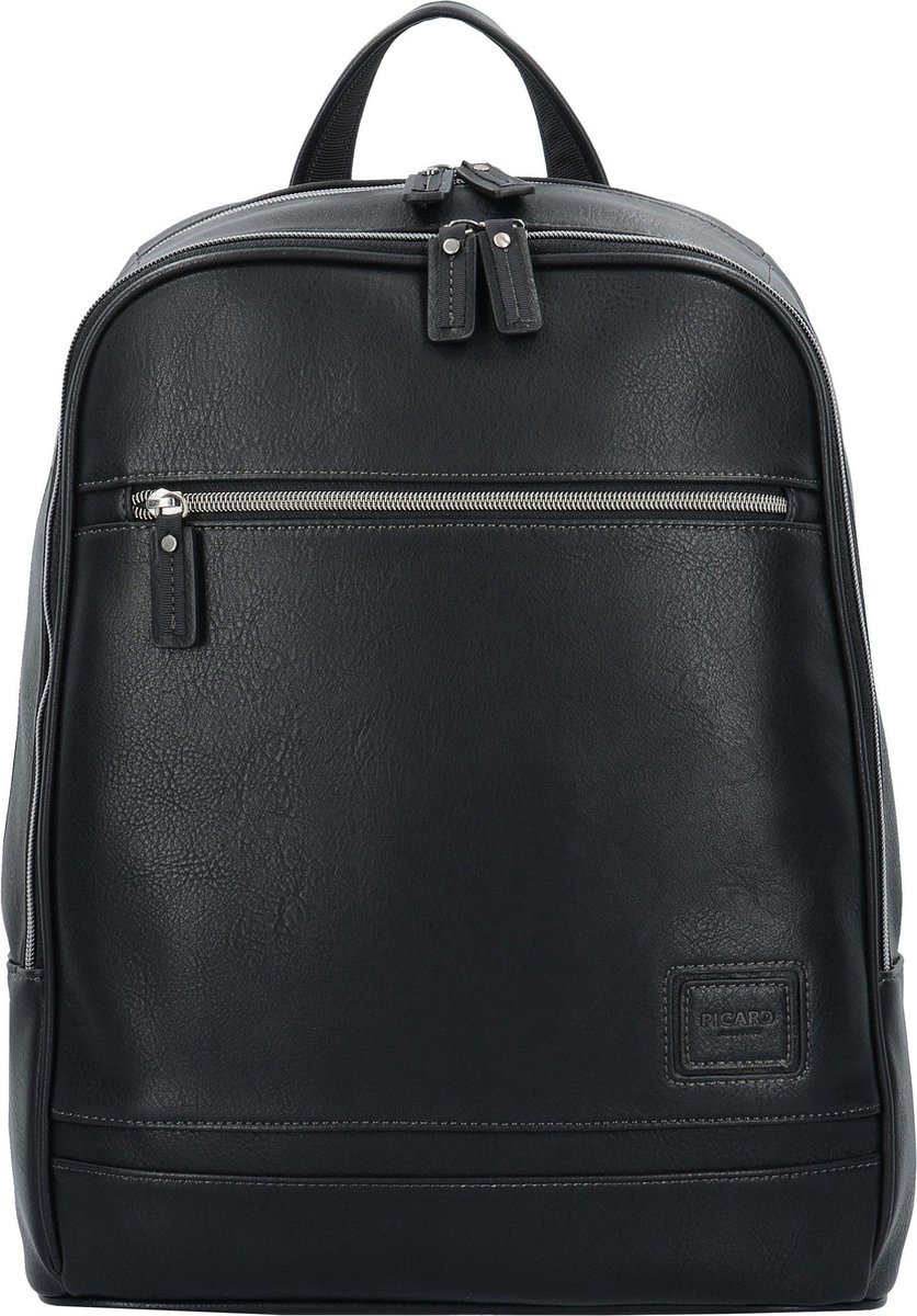 PICARD Laptop rugzak Rugzak met laptopvak Breakers Backpack Black Zwart