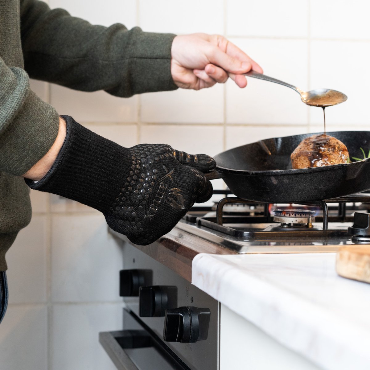 Xamax Xamax Hittebestendige Ovenhandschoenen - afbeelding 4