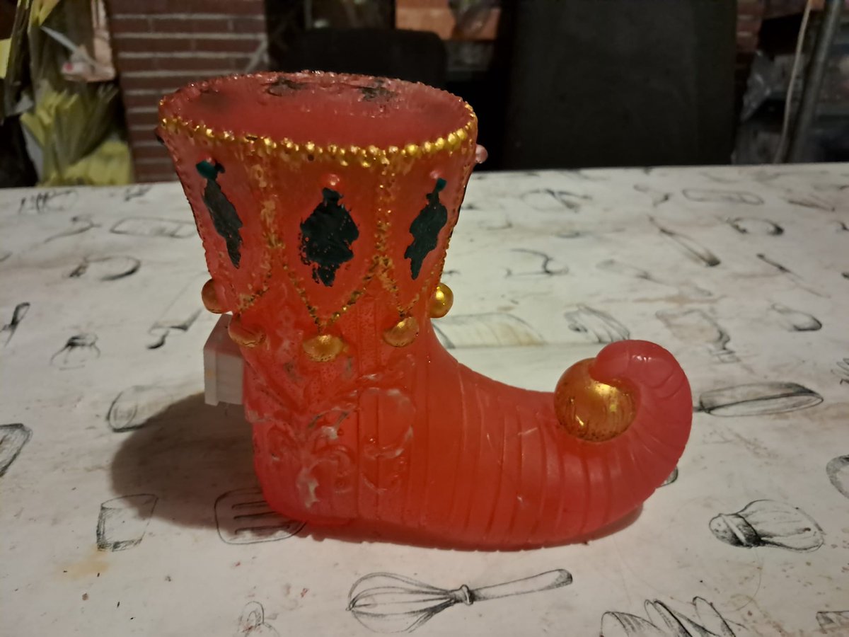 starwolf, lampje rood elfenschoentje, kerstdecoratie, geschenk,