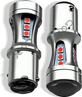 XEOD Pro Line Lampen set – P21/5W BAY15D 1157 LED – Rood licht canbus - Interieurlicht - Achterlicht - Ambiant light – 2 stuks