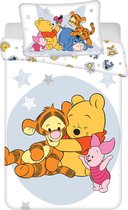 Disney Winnie the Pooh BABY Dekbedovertrek, Knuffel - 135 x 100 + 40 x 60 cm - Katoen