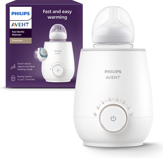 Philips Avent – Premium Elektrische Flessenwarmer – SCF358/00