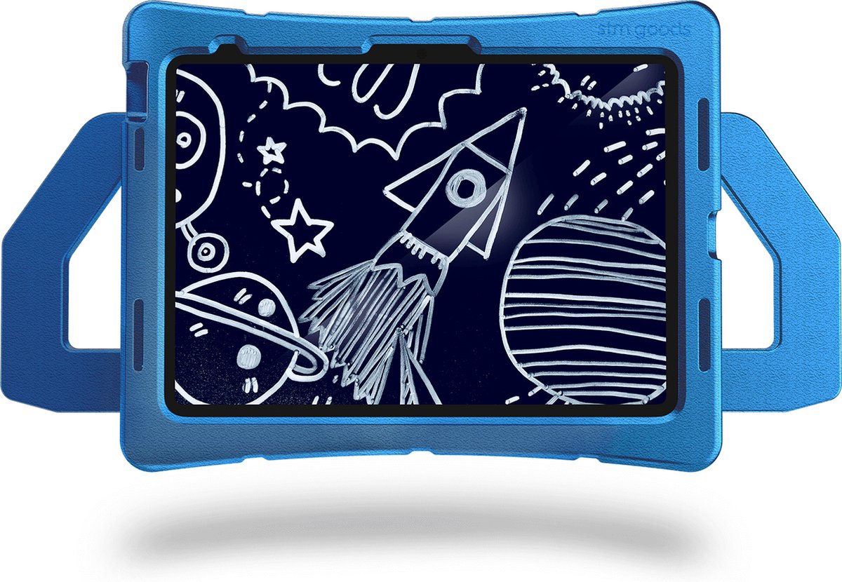 STM Goods, Hoes Geschikt voor Apple iPad 10.9 inch 2022 schokbestendig model Duxling, Blauw