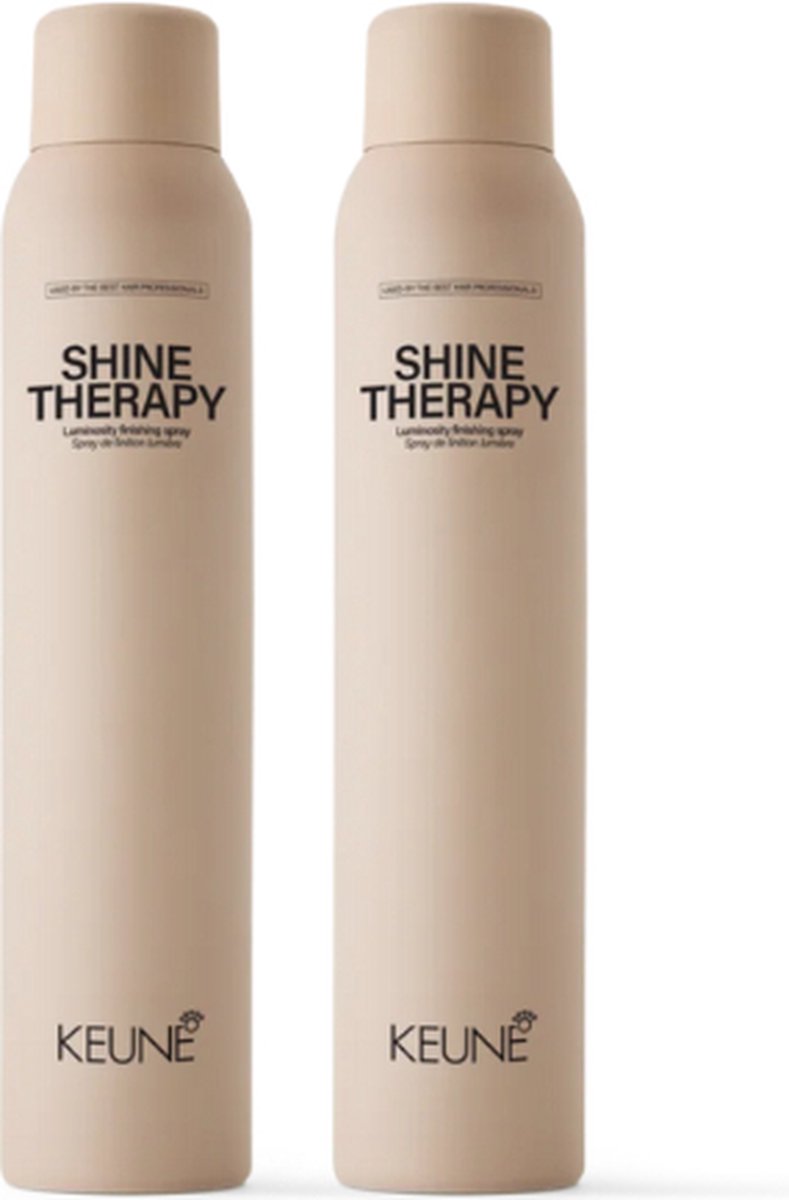 2 stuks - Keune - Shine Therapy - Luminosity Finishing Spray 200 ml
