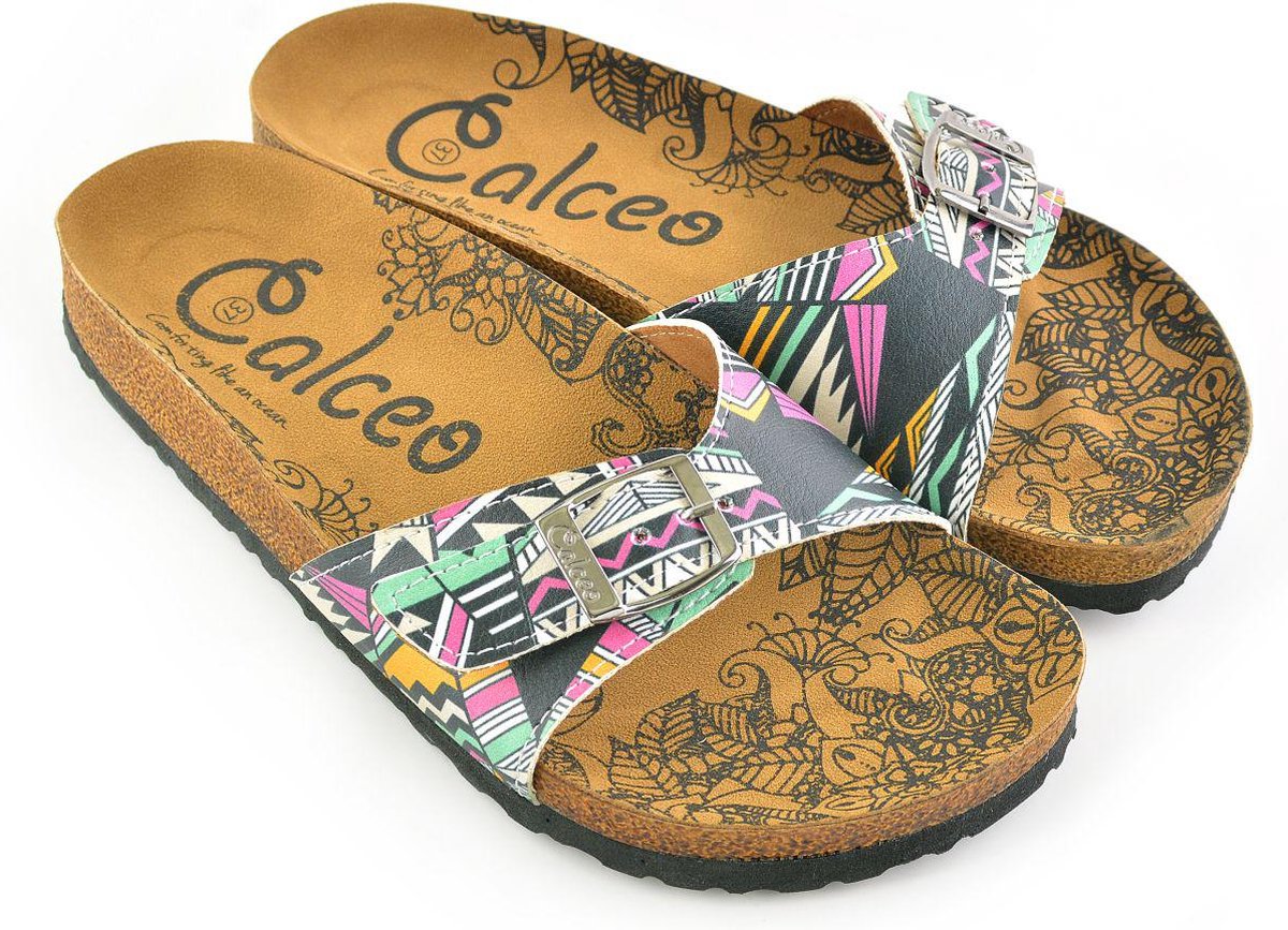 GOBY Patroon Sandalen Slippers Hoge kwaliteit Handmade