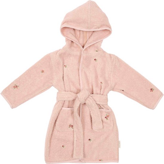 Little Dutch Fairy Garden Blossom - Badjas brodé - Rose - Taille 74/80