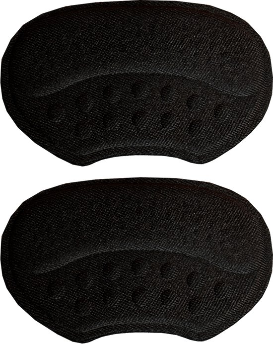 Foto: Hielzooltjes anti slip hielzool hakbeschermers premium hielbeschermers kleur zwart 2 stuks 1 paar schoenmaat universeel hiel beschermers hielkussens anti slip 