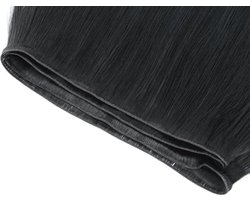LUXEXTEND Genius Weave | Genius Weft | Kleur #1 | Human hair extensions | Flat Weave | 60 cm - 50 gram | Remy Sorted & Double Drawn | Haarstuk | Haar Extensions | Echt Haar | Weave Hairextensions Bundels | Weft Haar | Haarverlenging