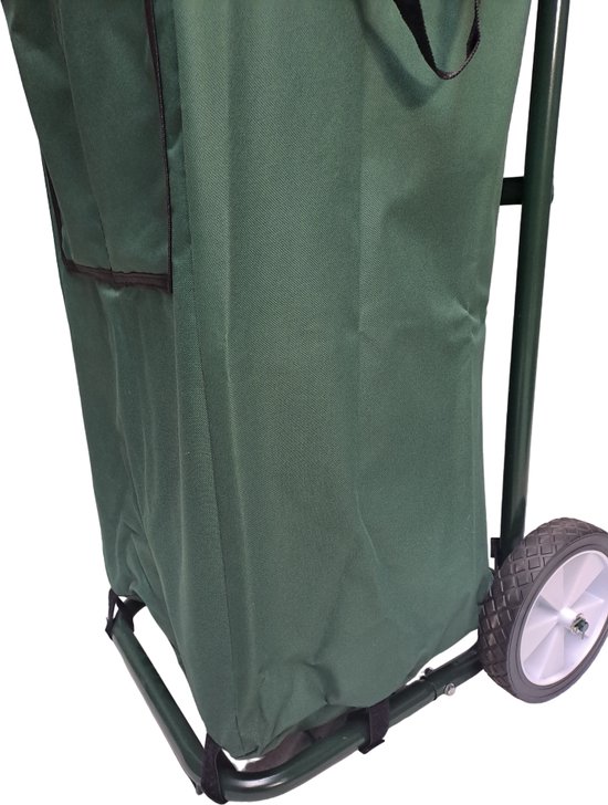 RedTools - SALE - Tuinafval verzamelaar - Tuinkar voor snoei en bladafval - Tuinhandkar met duurzame Zakhouder - Trolley - Tuinwagen - Licht van Gewicht, Sterk in gebruik - Superhandig
