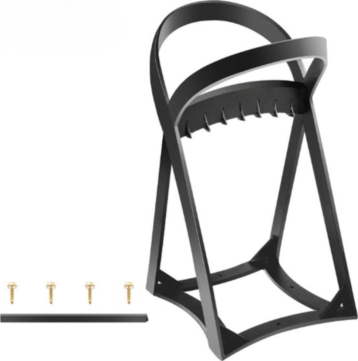 Bol.com Houtklover - Houtsplitter - Hoge Kwaliteit - Zwart - 52Cm Hoog aanbieding