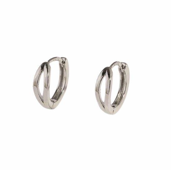 Boucles d'oreilles créoles de Luxe Aurélia en Argent sterling (10 mm) avec motif torsadé – finition brillante et minimaliste