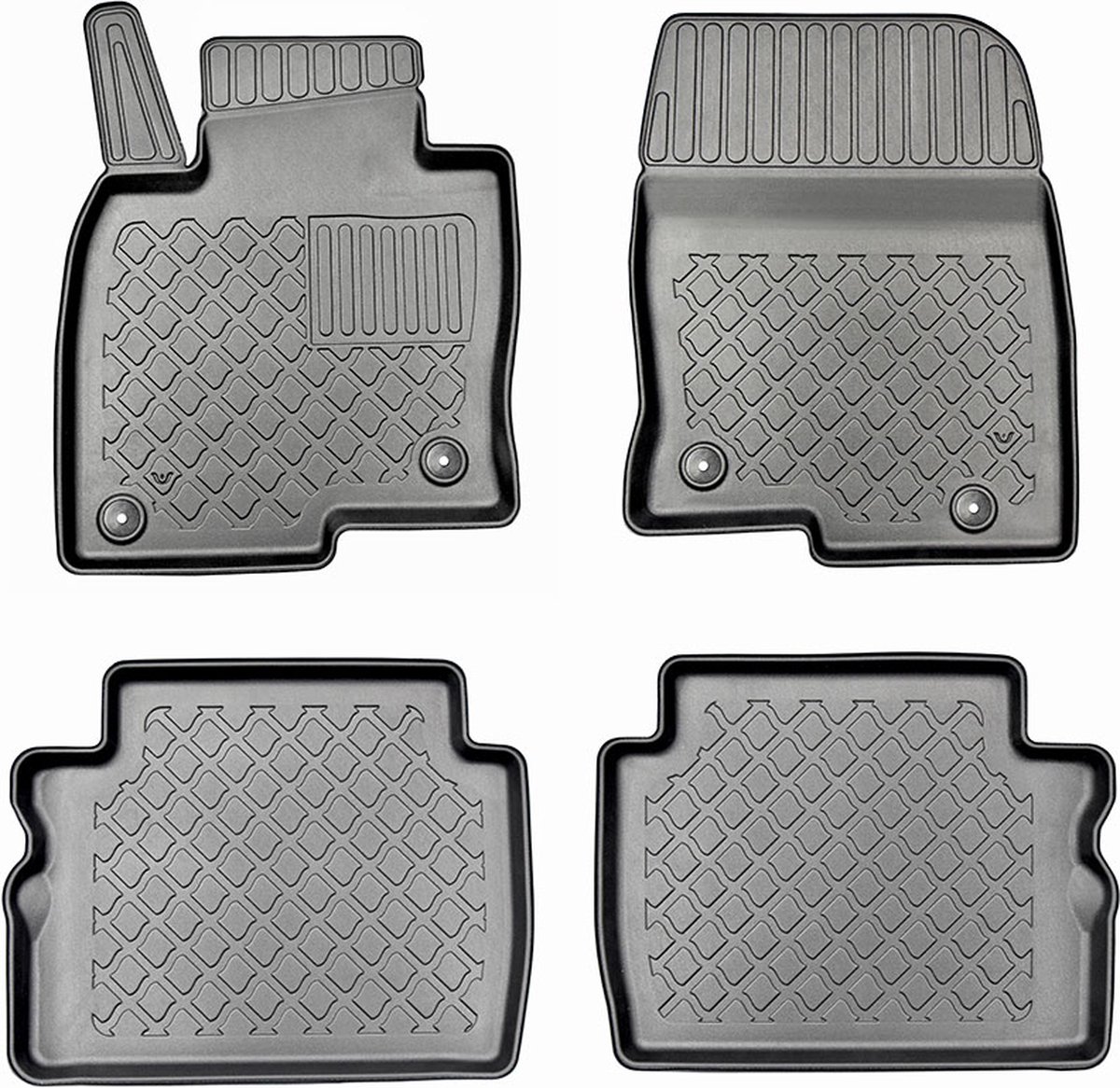 3D Automatten voor Mazda CX-5 (KF) (07.2017-2025) - 4-delig - TPE-Rubber